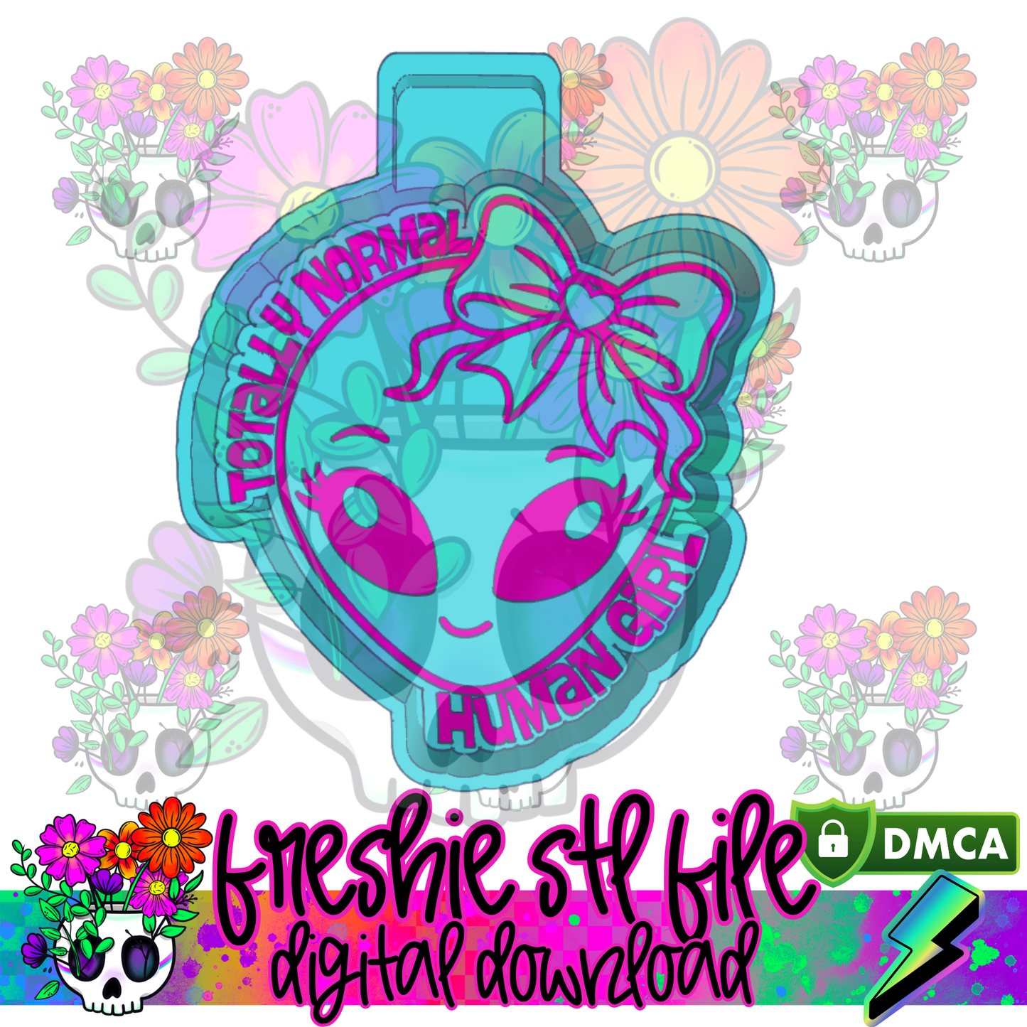 Totally Normal Human Girl Mold Maker STL File