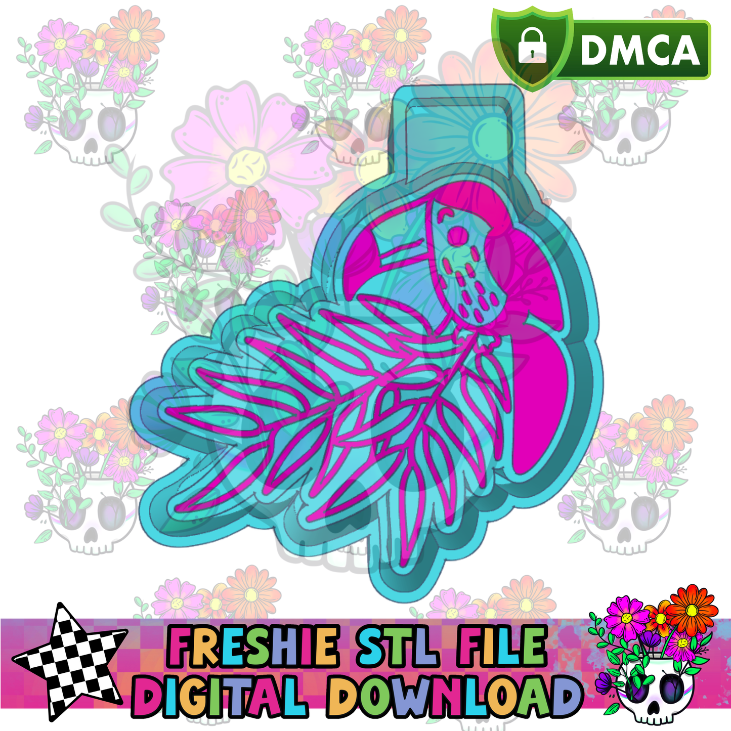 Toucan on Branch Mold Maker STL File