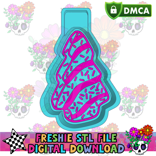 Christmas Cake Mold Maker STL File