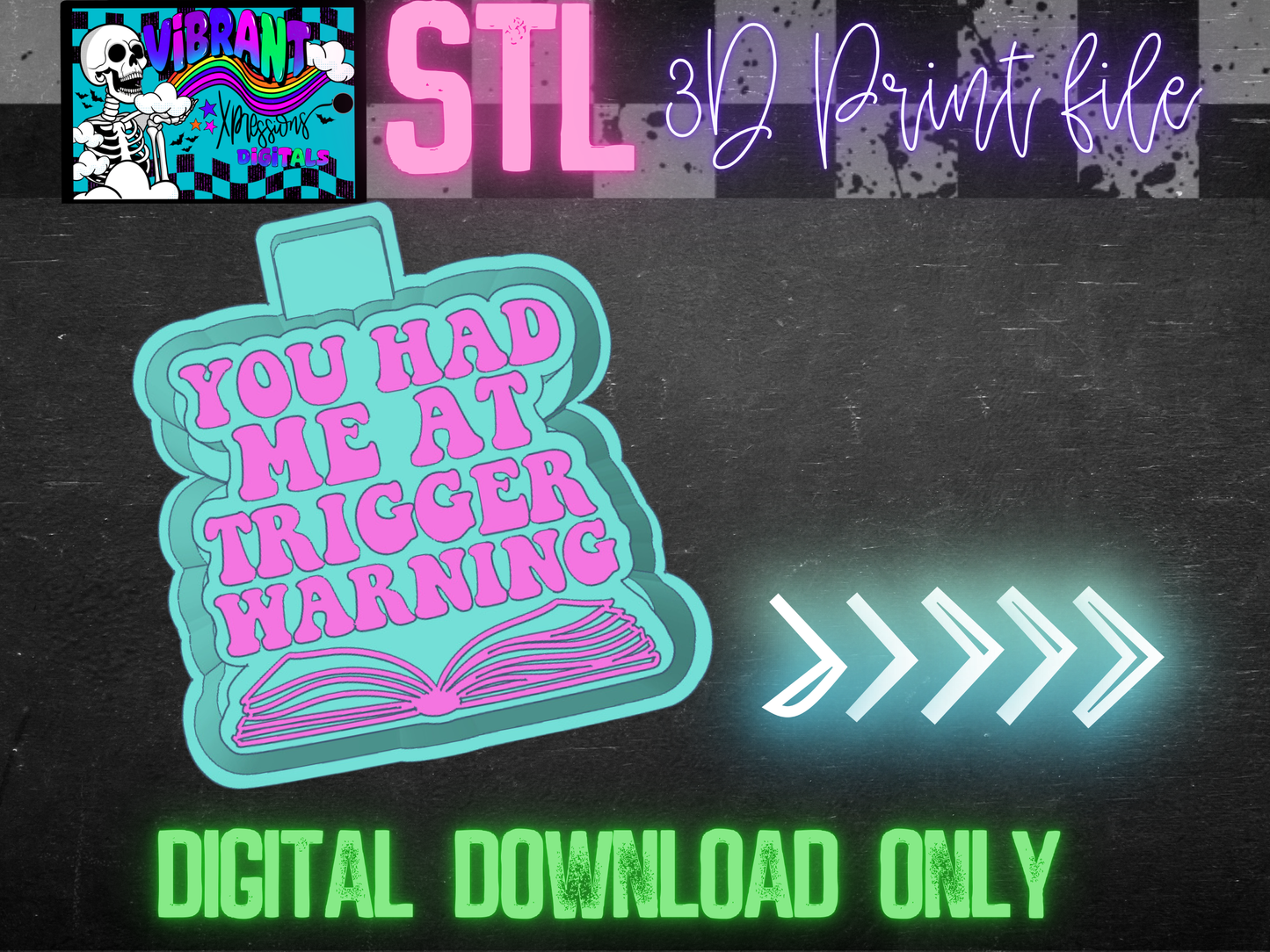 Trigger Warning Mold Maker STL File