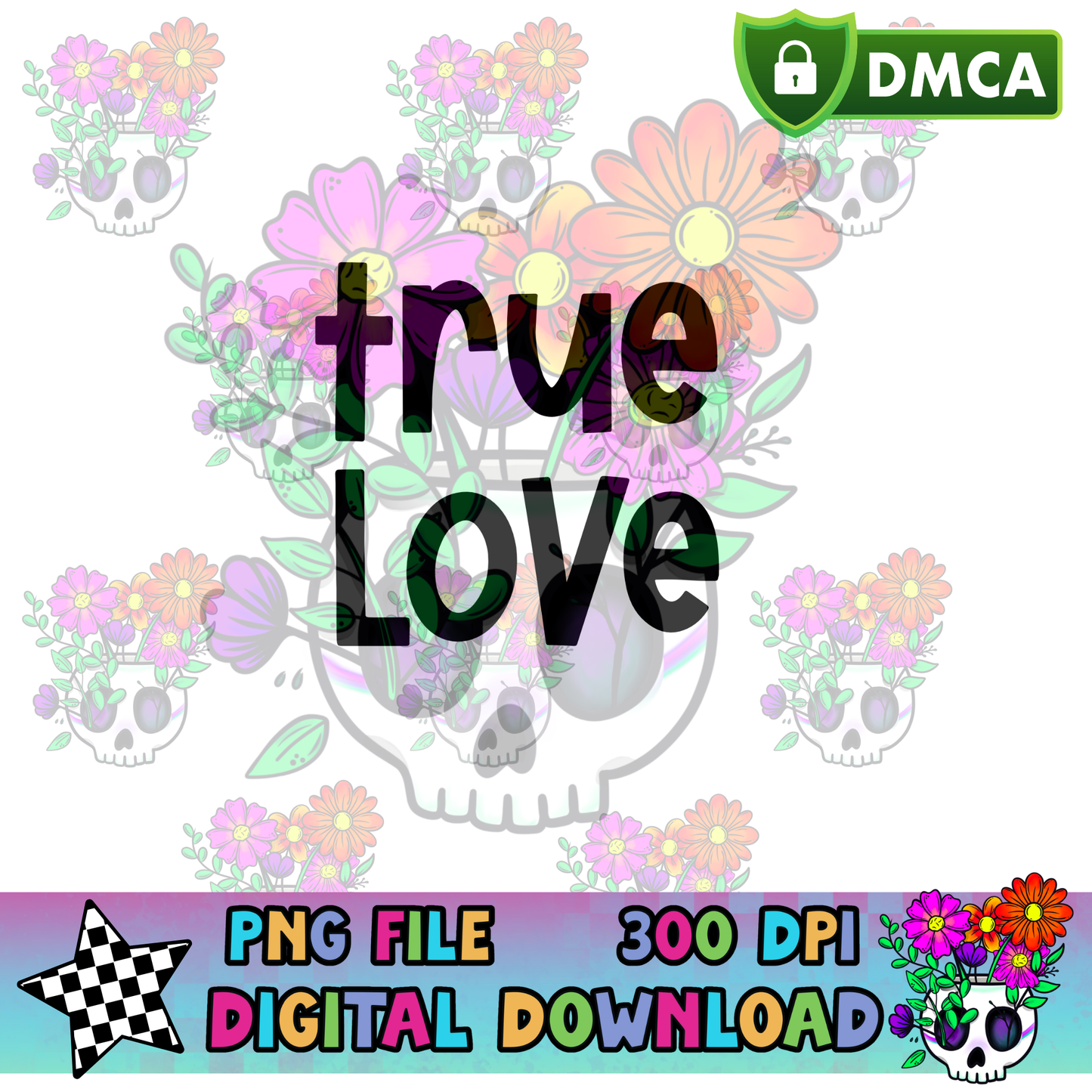 Checkered Heart Inserts - PNG