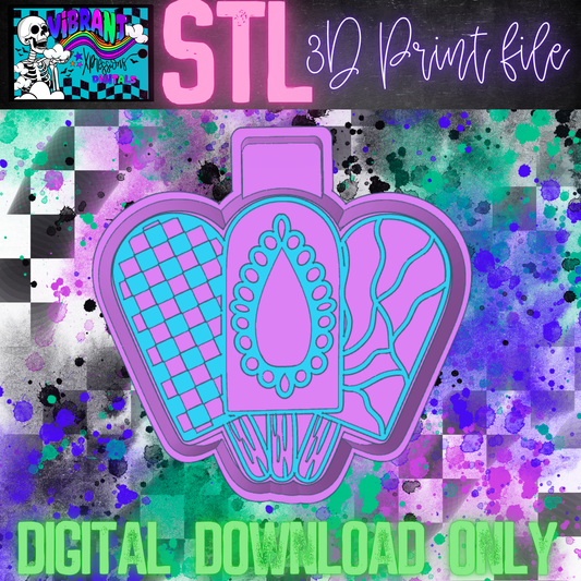 Turquoise Popsicles Mold Maker STL File