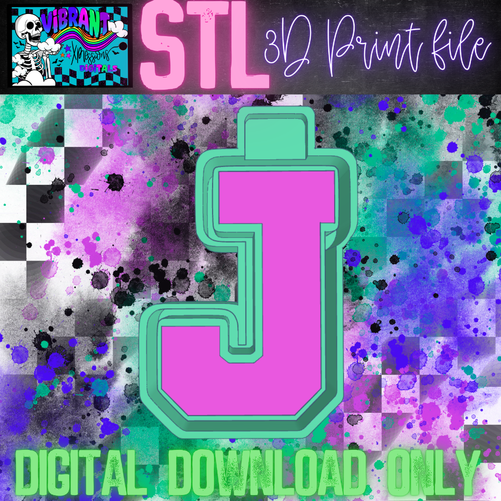 Varsity Alphas Mold Maker STL File