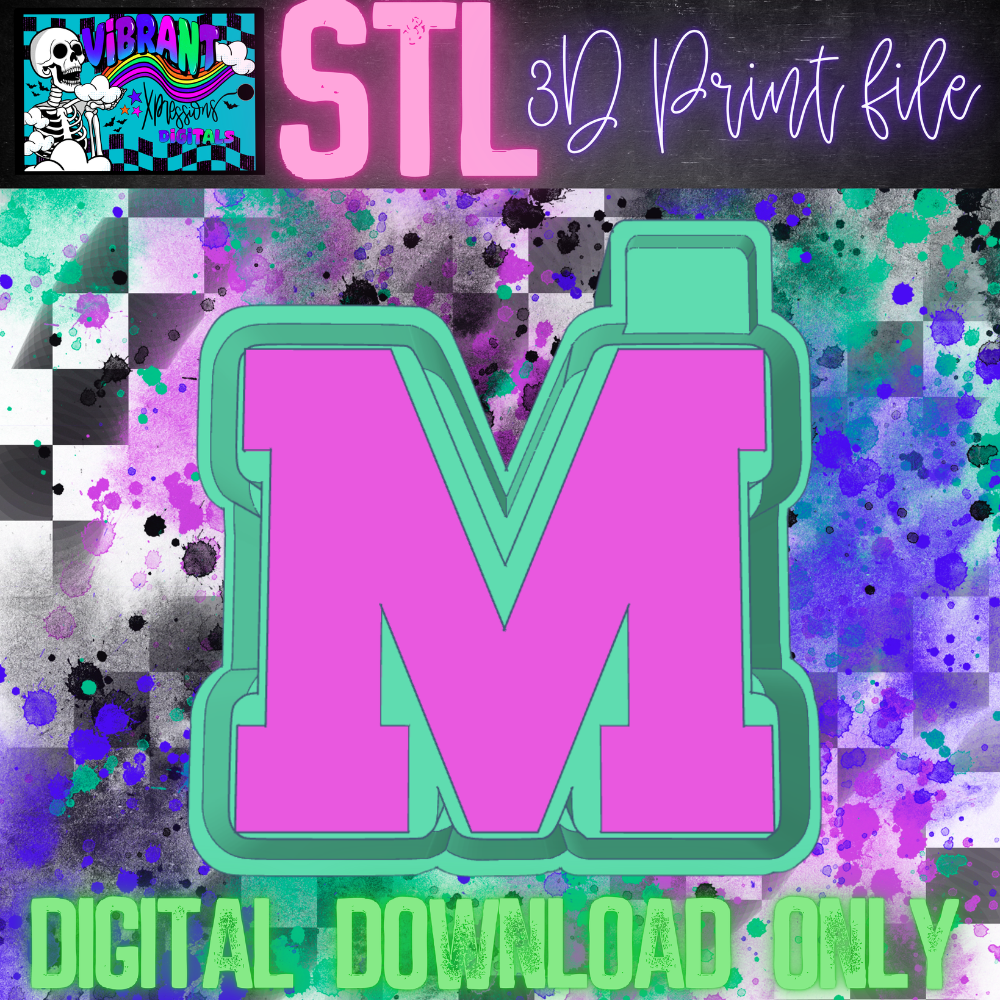 Varsity Alphas Mold Maker STL File