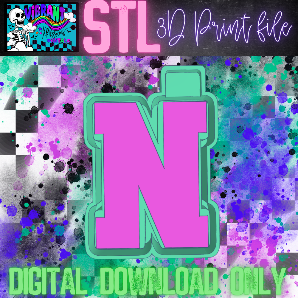 Varsity Alphas Mold Maker STL File