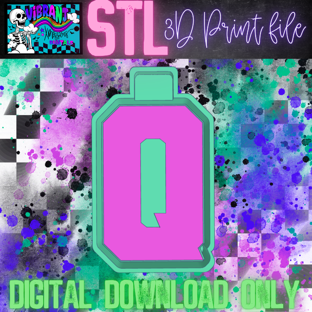 Varsity Alphas Mold Maker STL File