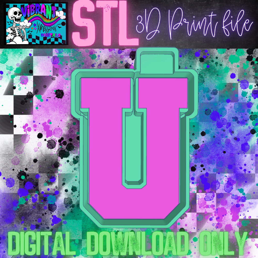 Varsity Alphas Mold Maker STL File