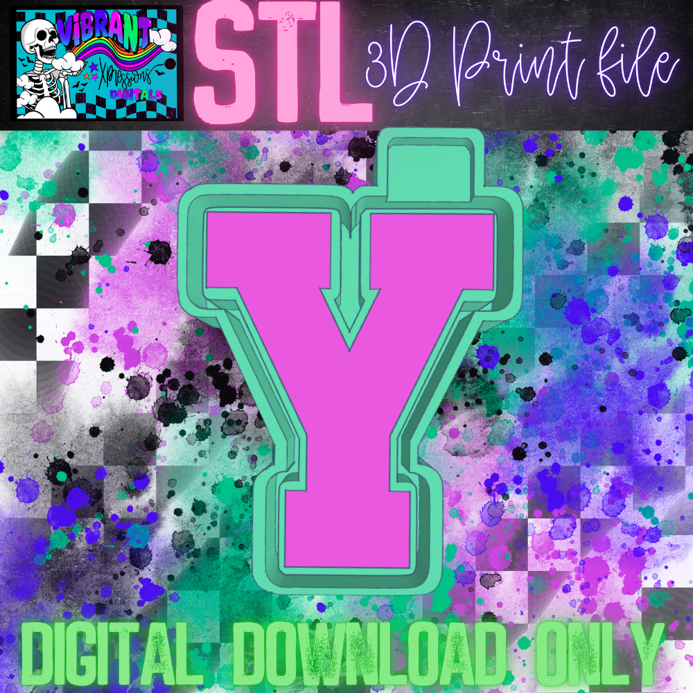 Varsity Alphas Mold Maker STL File