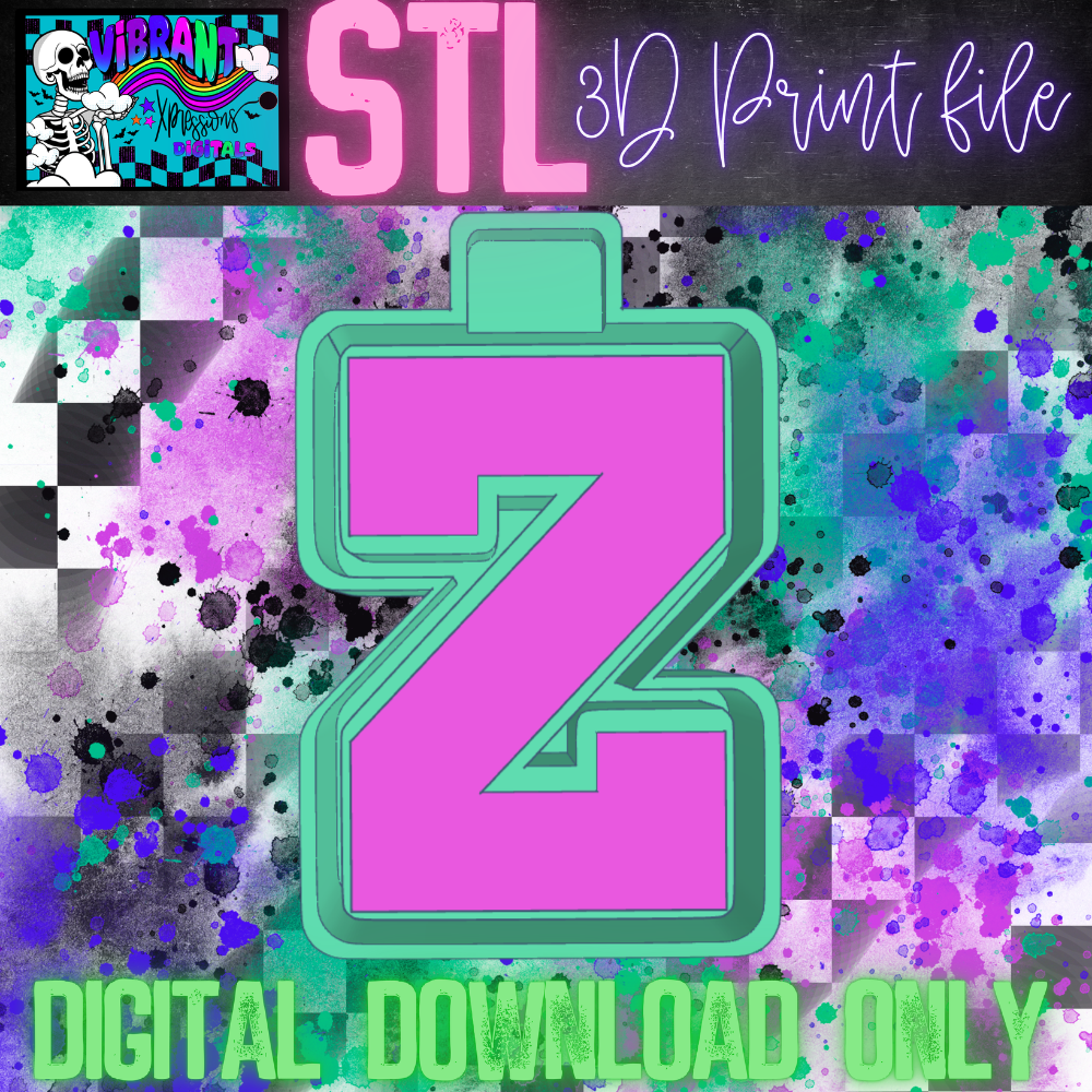 Varsity Alphas Mold Maker STL File