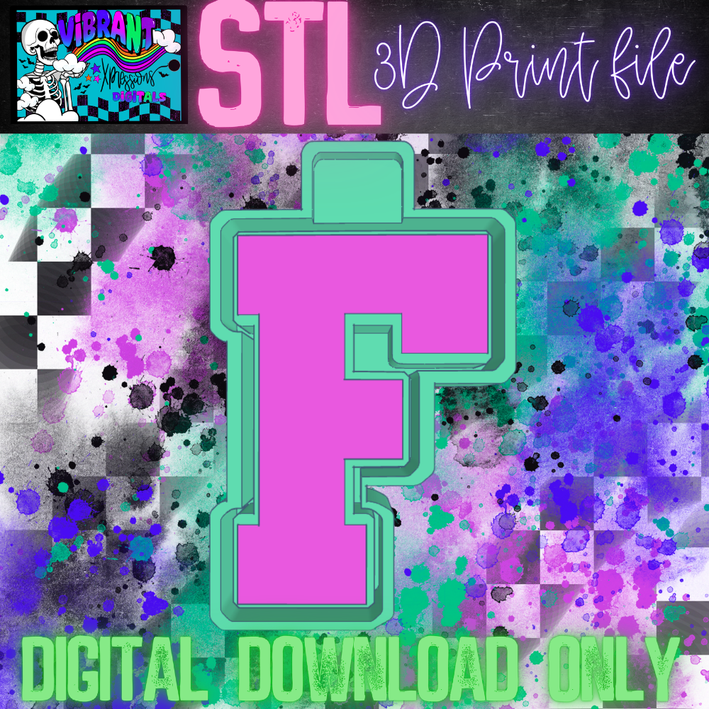 Varsity Alphas Mold Maker STL File