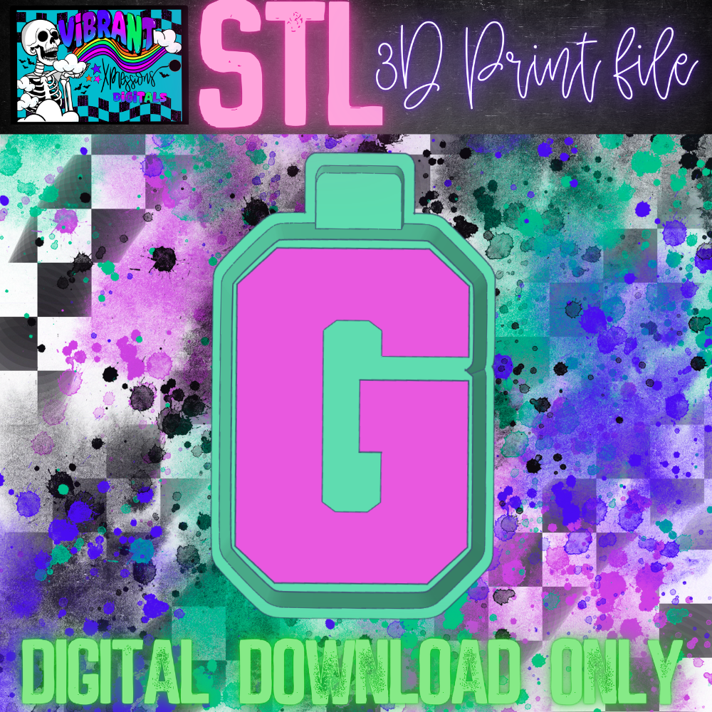 Varsity Alphas Mold Maker STL File