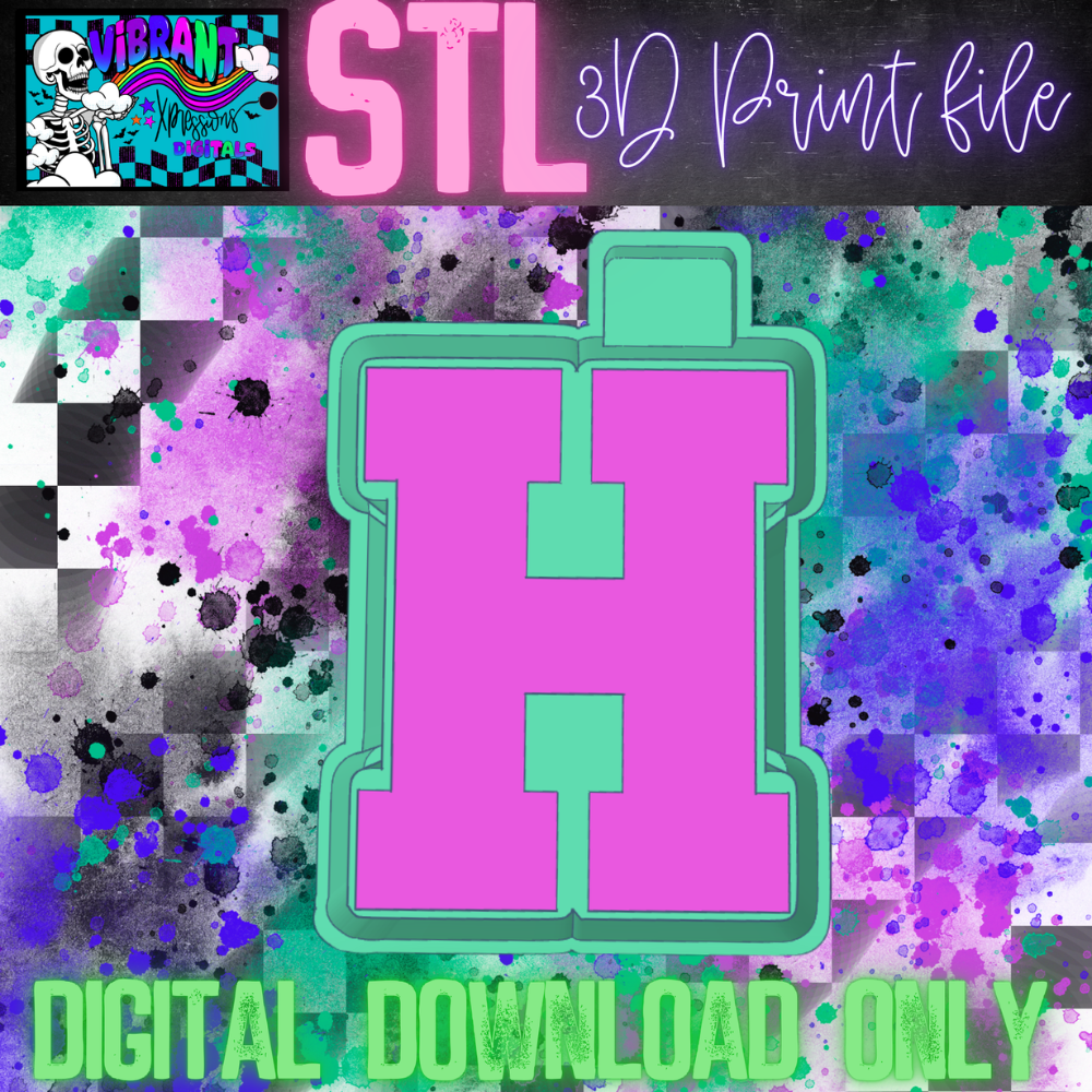 Varsity Alphas Mold Maker STL File