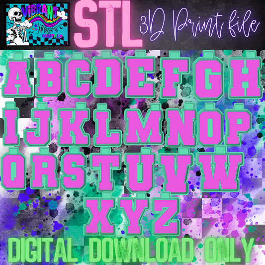 Varsity Alphas Mold Maker STL File