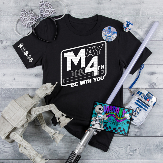 May the 4th Be With You with Pocket & Back Design