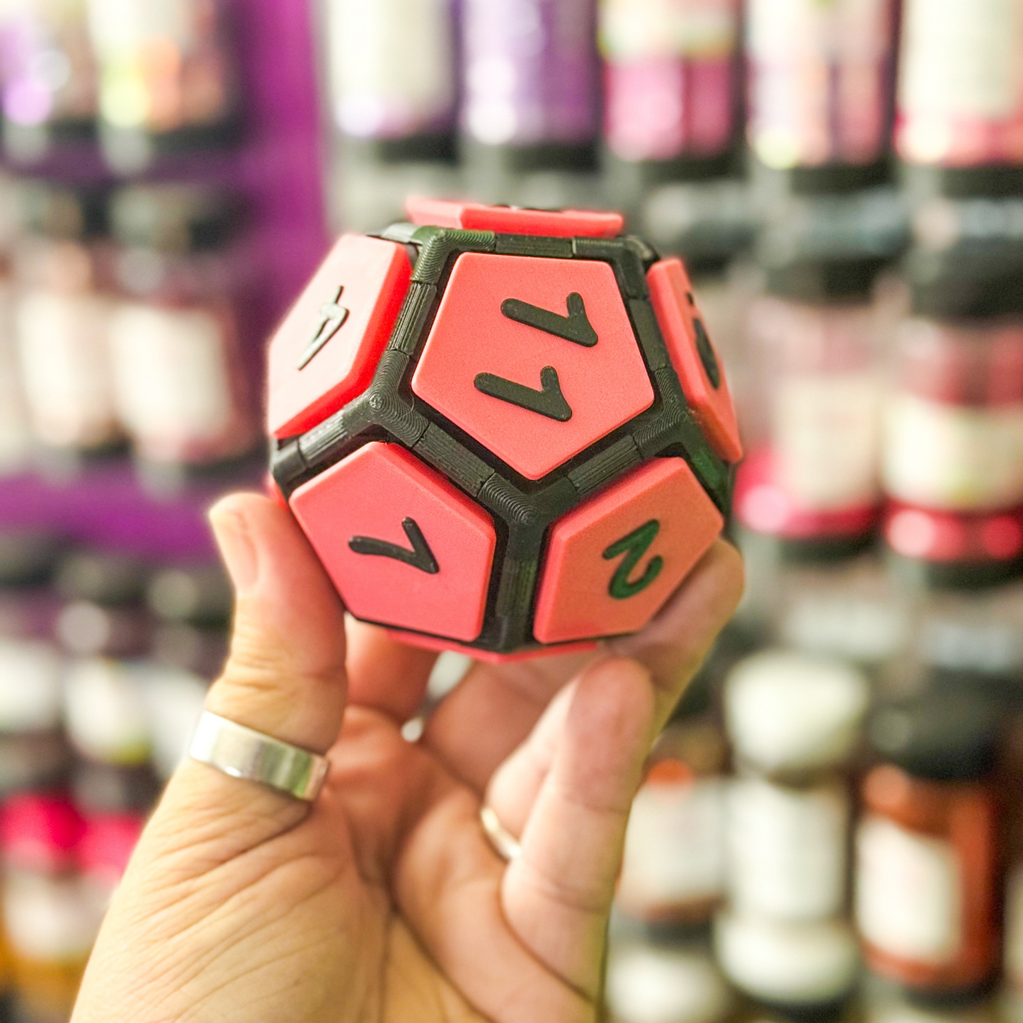 D12 Dice Clicker Fidget – Compact, Clicky, and Chaotic Good