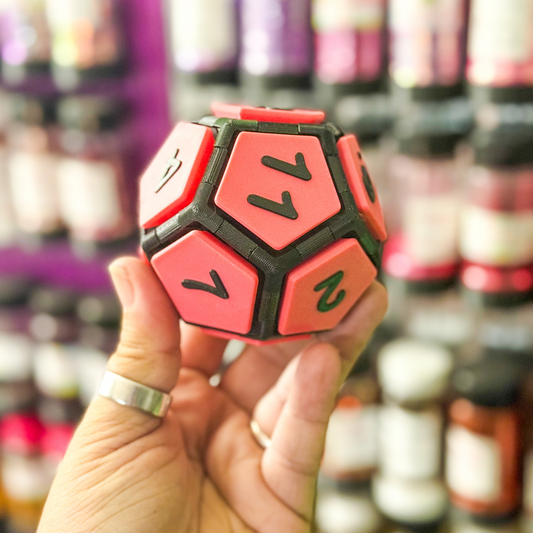 D12 Dice Clicker Fidget – Compact, Clicky, and Chaotic Good