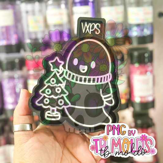 Christmas Tree Ghost Freshie Mold - Semi Exclusive