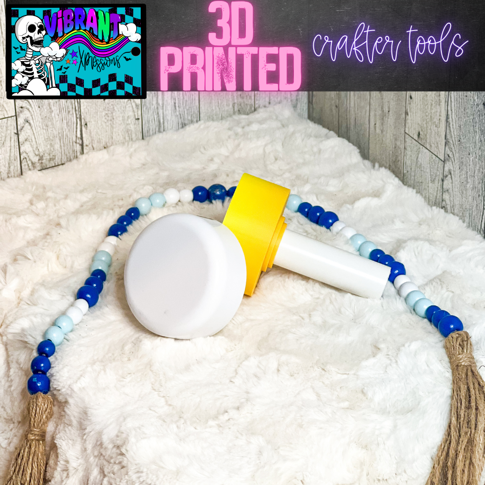 3D Printed Top Stand for Desk Vacuum Lids 3/4 PVC Pipe for Cup Turners