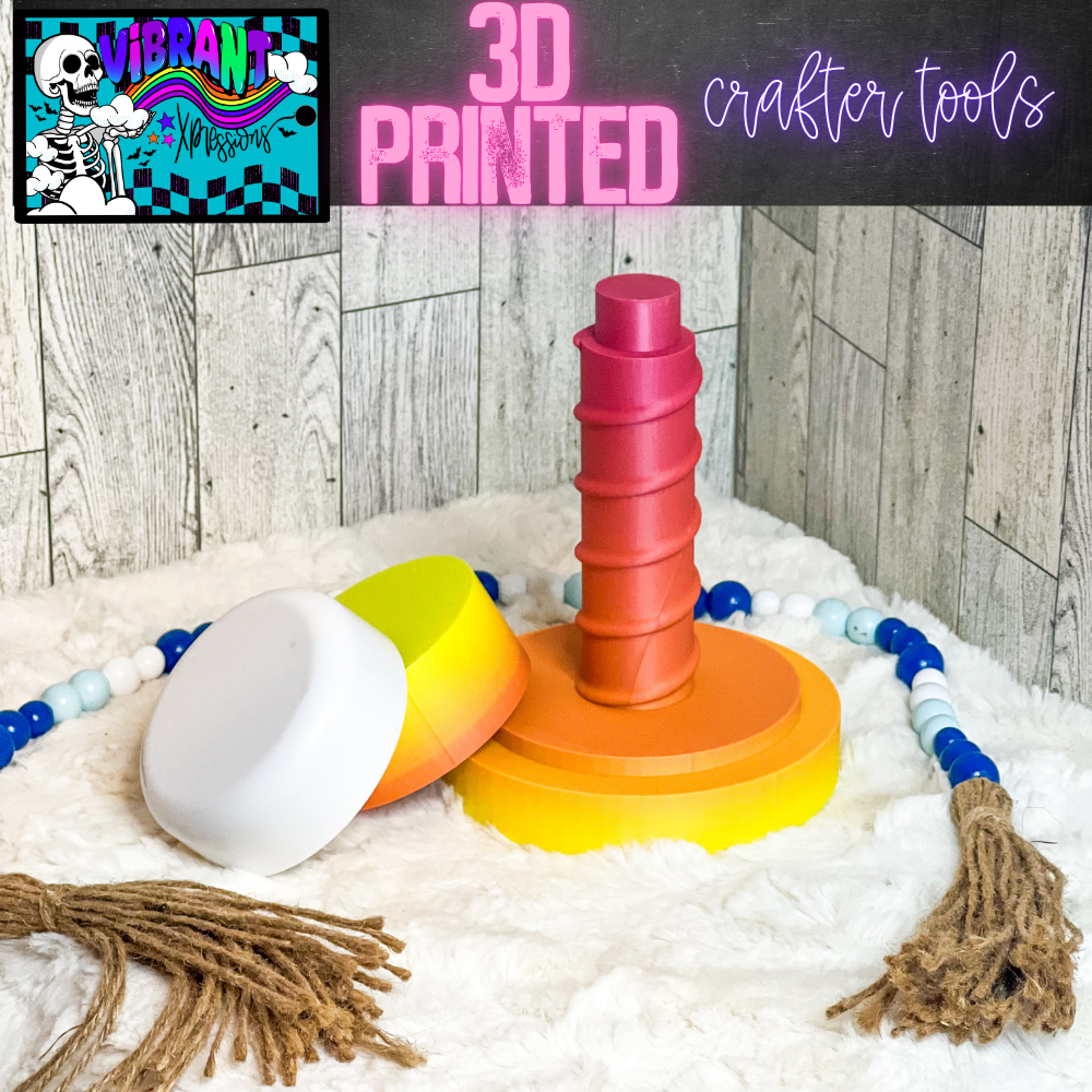 3D Printed Detachable Top Stand for Desk Vacuum Lids