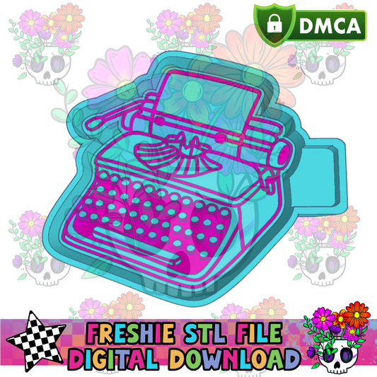 Vintage Typewriter Mold Maker STL File