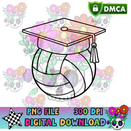 Volleyball Grad - PNG