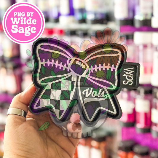 Football Ribbon Volunteer - Freshie Mold