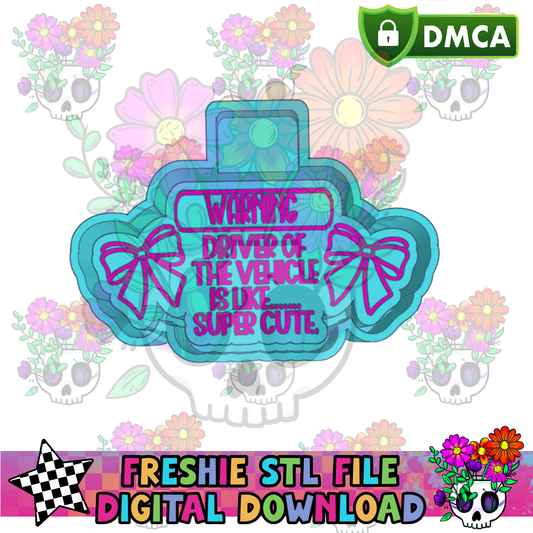 Warning Super Cute Driver Mold Maker STL File