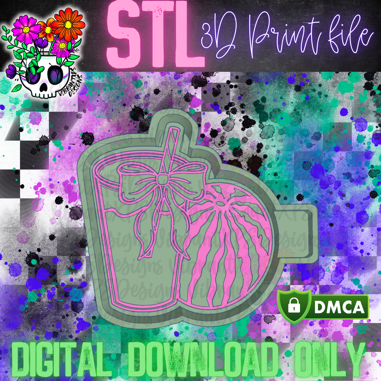 Watermelon Lemonade Mold Maker STL File