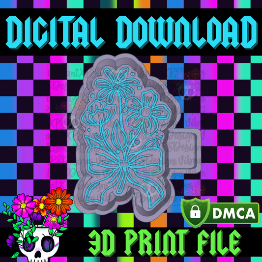 Wildflower Bouquet Mold Maker STL File