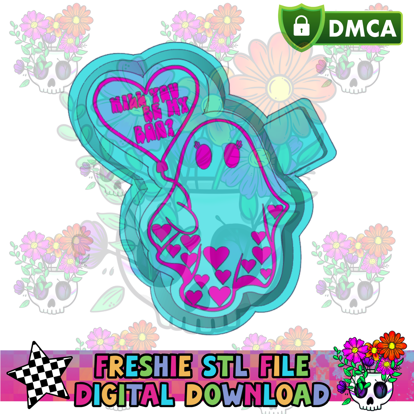 Will You Be My Boo Mold Maker STL File