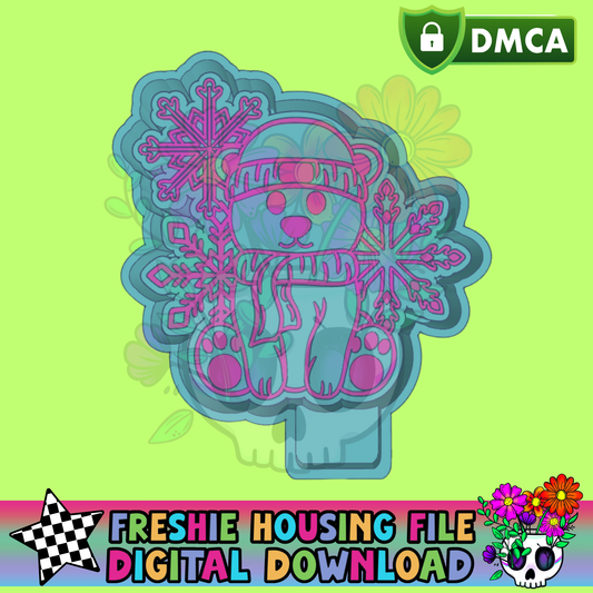 Winter Bear Mold Maker STL File