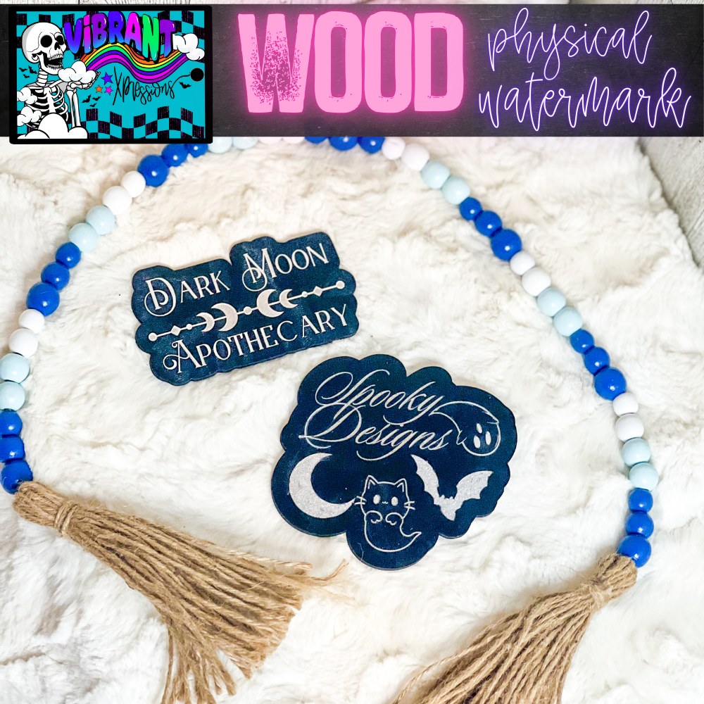 Laser Cut Wood Physical Watermarks