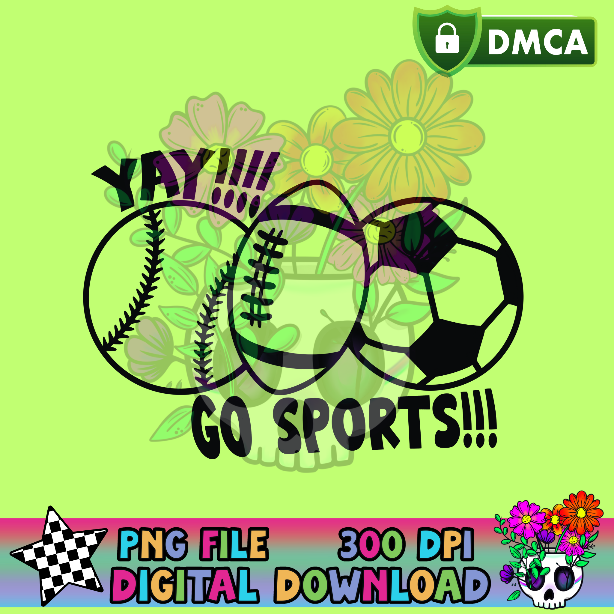 Yay Go Sports- PNG – VibrantXpressions