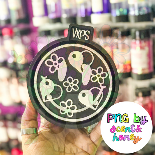 Yin Yang Happy Freshie Mold - Semi Exclusive