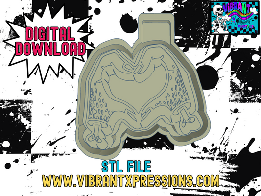 Zombie Heart in Hands Mold Maker STL File