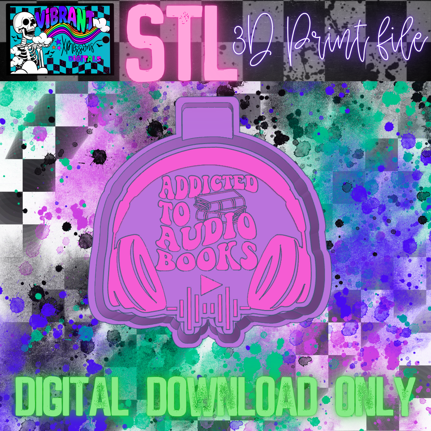 Addicted To Audiobooks STL File