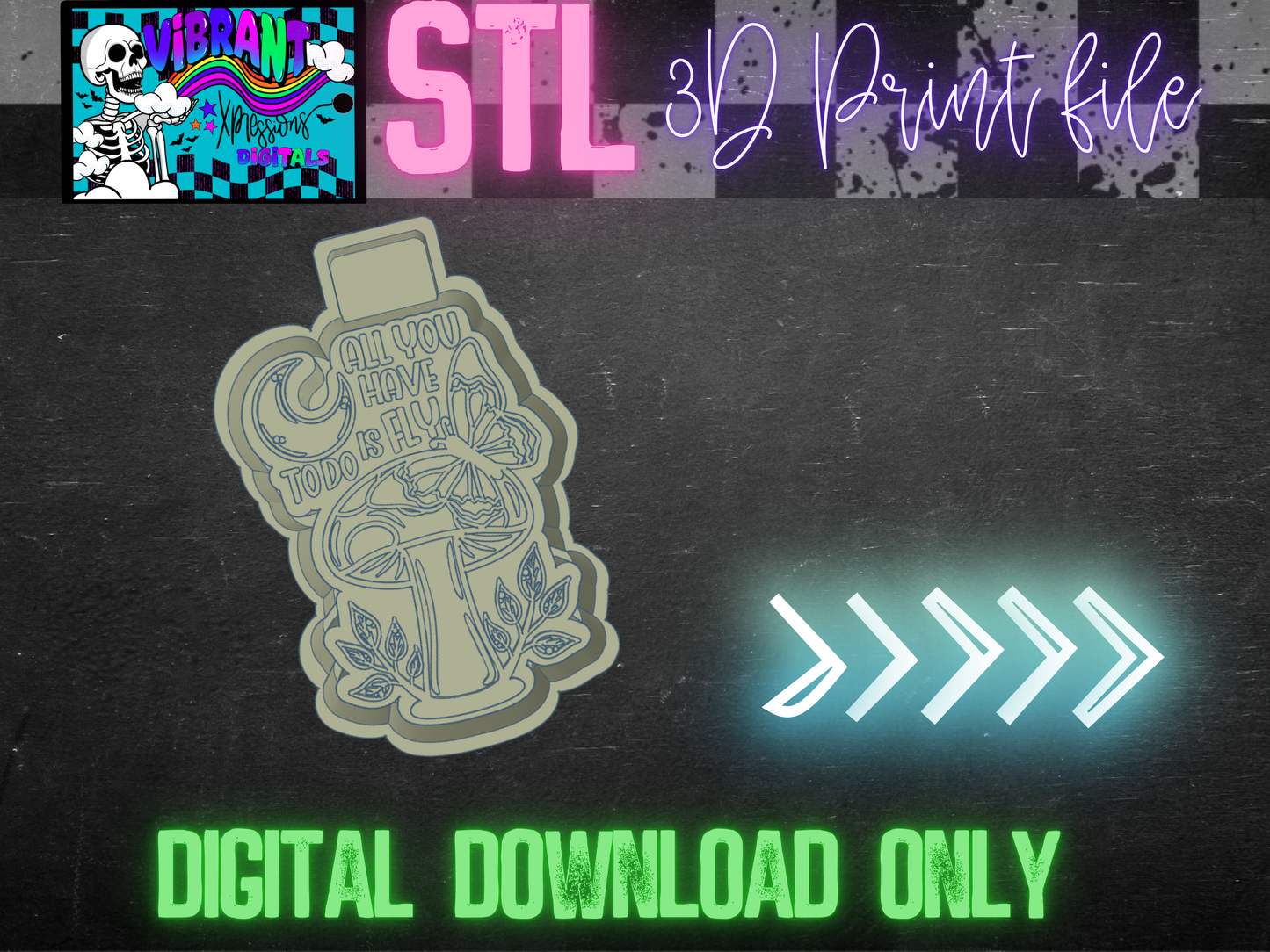 All You Have To Do Is Fly Mold Maker STL File