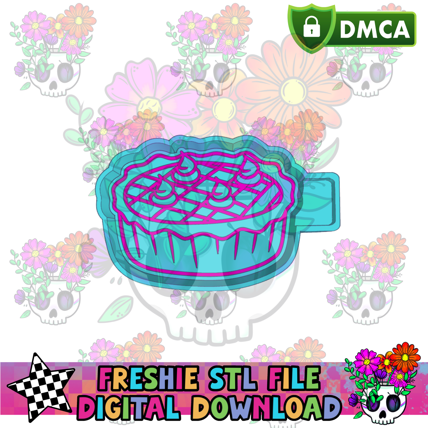 Apple Pie Mold Maker STL File