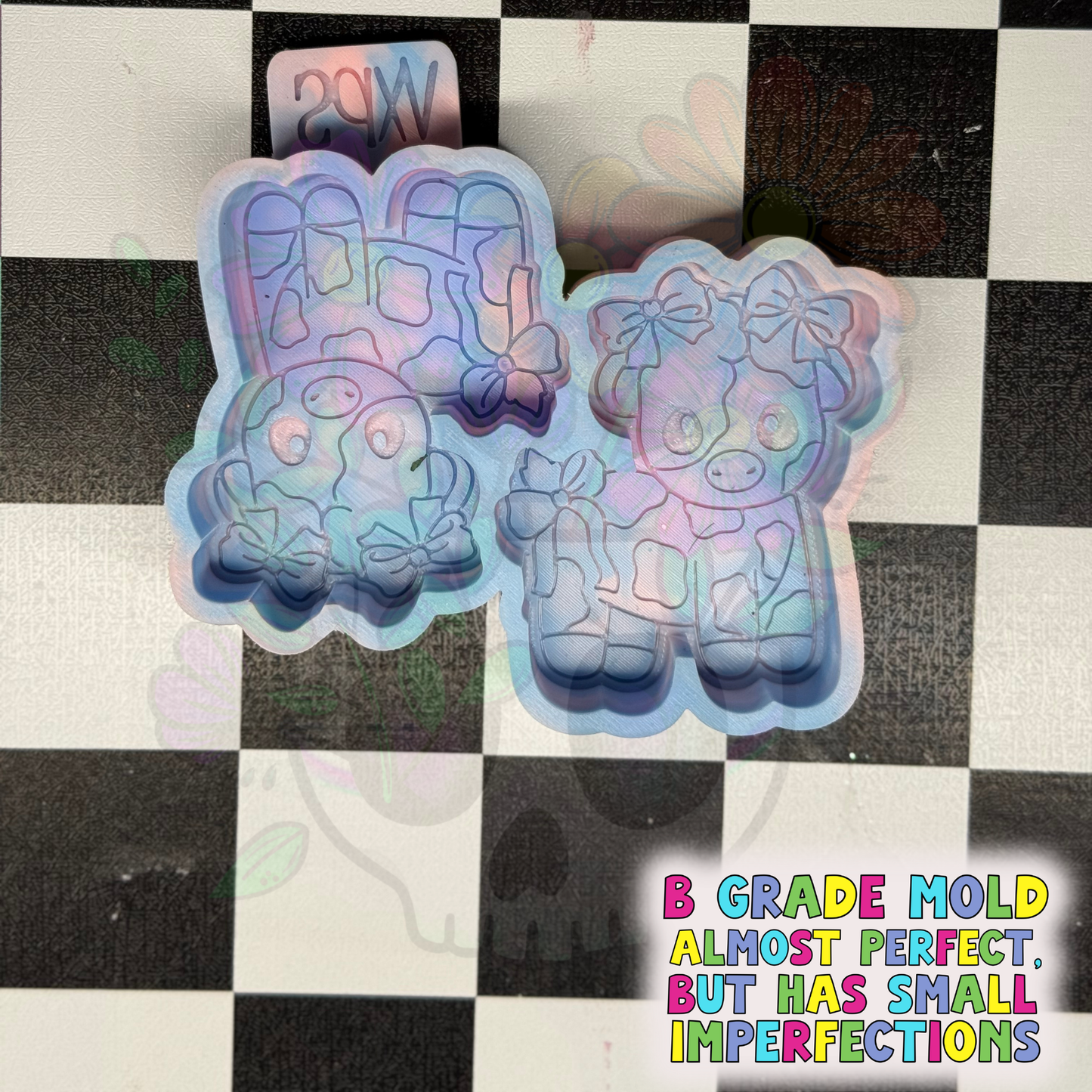 Cute Cow Mini (Pastel) - B Grade