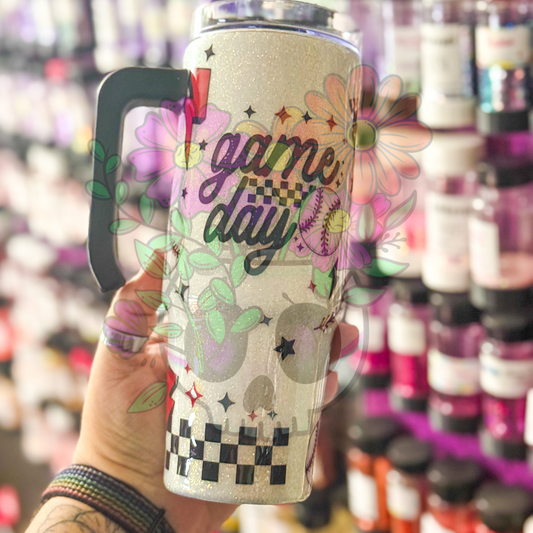 Game Day Handled Tumbler