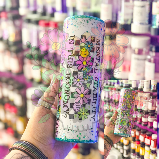 Mental Stability 20 oz Skinny Tumbler