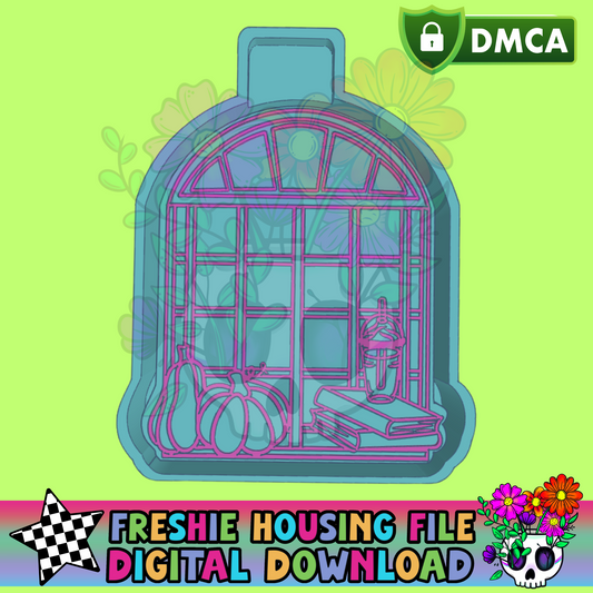 Autumn Window Mold Maker STL File