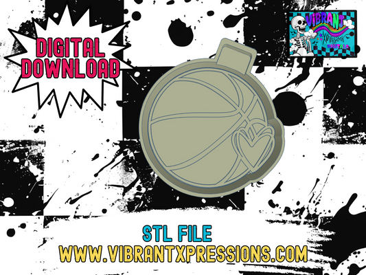 Basketball Heart Mold Maker STL File