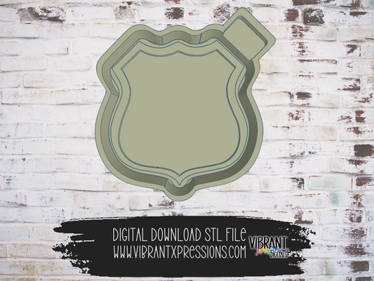 Blank Route Sign Mold Maker STL File