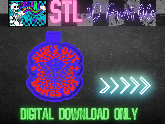 Bombs Out Mold Maker STL File