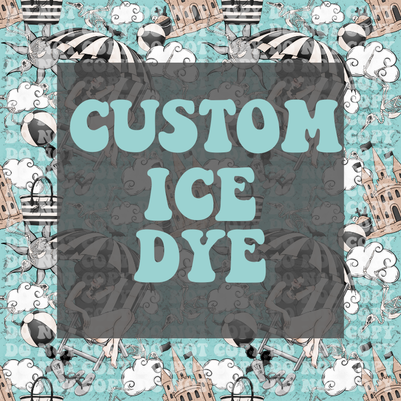 Custom Ice Dye T-Shirt