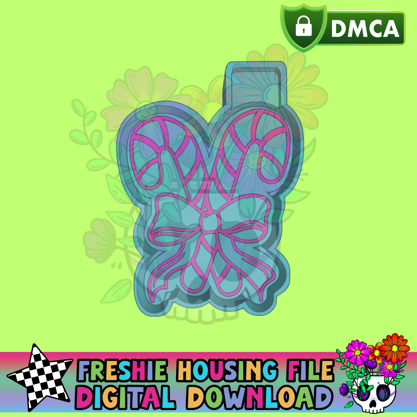 Candy Cane Cross Mold Maker STL File