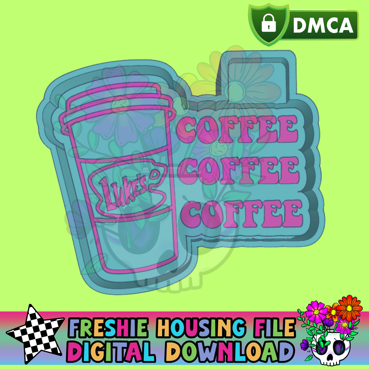 Coffee Coffee Coffee Mold Maker STL File