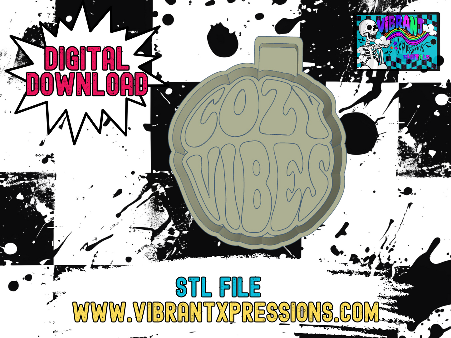 Cozy Vibes Housing Mold Maker STL File