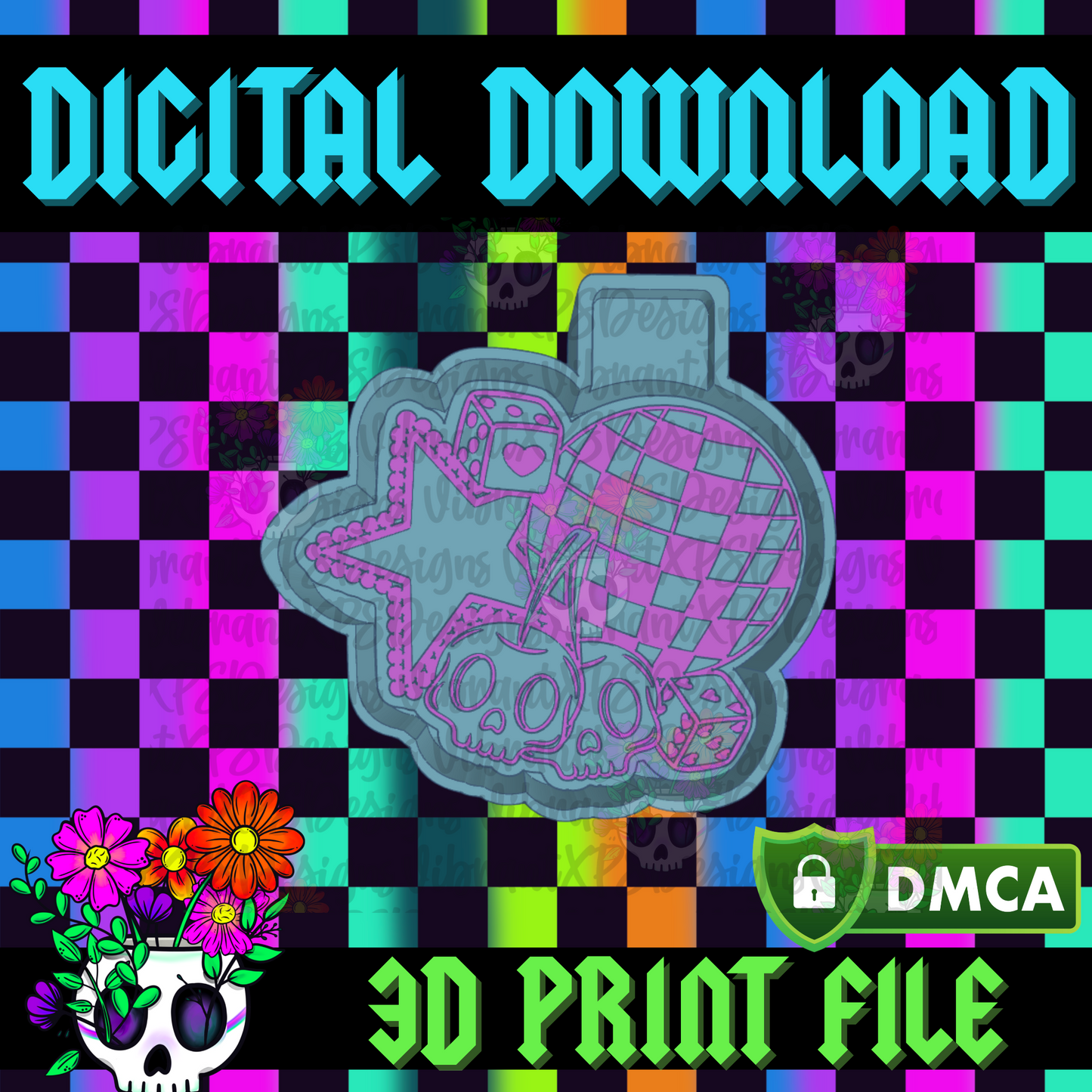 Disco Fun Mold Maker STL File
